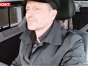 LETSDOEIT - ultra-kinky Czech tempts and nails Uber Driver